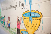 Hallway mural