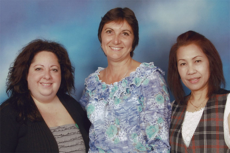 Infant room staff photo Infant room staff photo